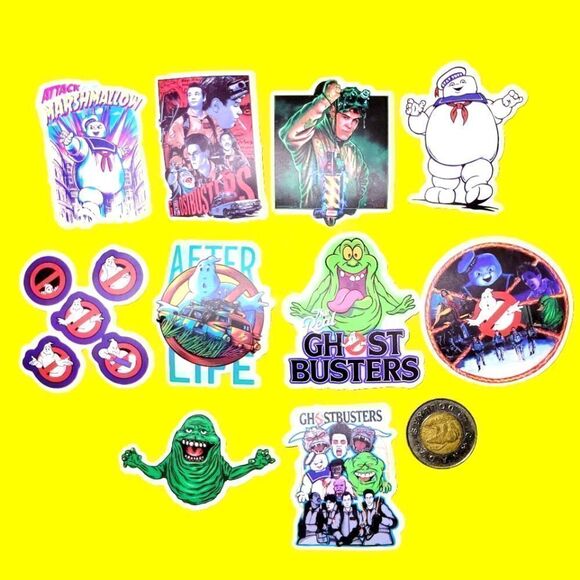 3/$20 Brand New 10x Waterproof Ghostbusters stickers - Picture 1 of 1